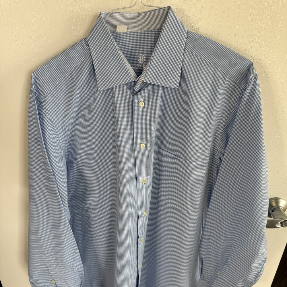 Harry & Sons (London) Dress Shirt: 16.5 x 34/35